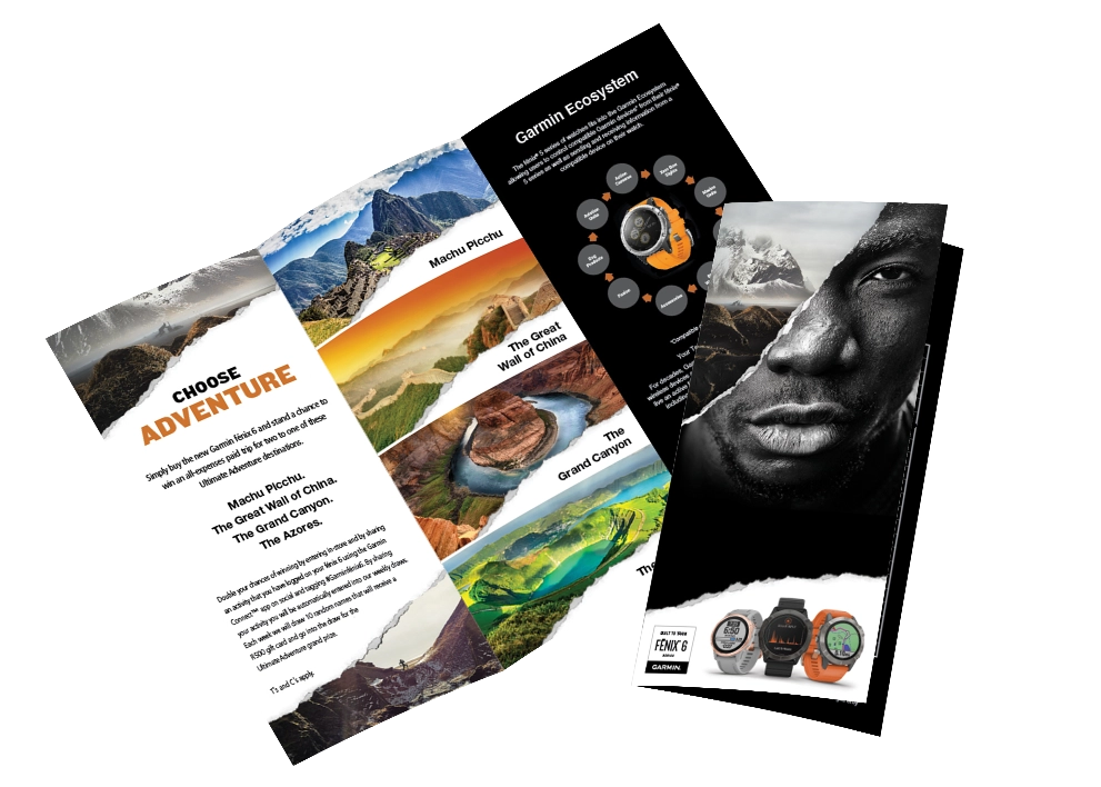 Thumb Image number 1 for One of our One Thread Garmin fenix 6 Launch,  Website Development,  Graphic Design, Advertising Agency in Dorking,  SEO management,  One Thread Advertising Agency,  Social Media Management,  Advertising services. One Thread advertising agency serving the local  area.
